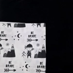 Wkładka do wózka - Twój Projekt - Scandi czarne Welur czarny