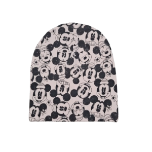 Czapka rozmiar 46 9-18 miesięcy Myszki na jasnoróżowym