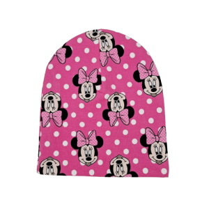 Czapka rozmiar 42 3-9 miesięcy Myszka na różowym