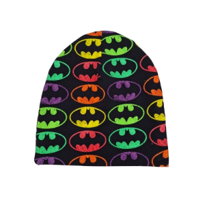 Czapka rozmiar 50 1-3 lata Nietoperze kolorowe