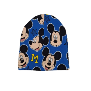Czapka rozmiar 36 0-3 miesięcy Myszki na kobalcie