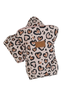 Mufki Softshell Serca cętki beż