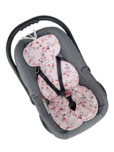 wkładka nosidełko fotelik samochodowy różowy ogród