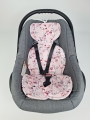 wkładka nosidełko fotelik samochodowy różowy ogród 6