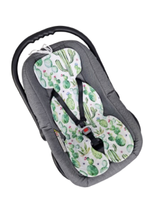 Wkładka antypotowa do fotelika Siatka 3D Kaktusy