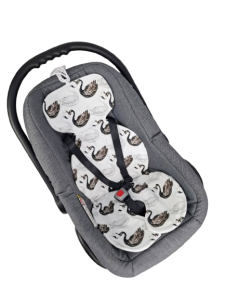 Wkładka antypotowa do fotelika Siatka 3D Łabędzie