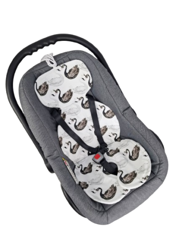 wkładka nosidełko fotelik samochodowy łabędzie