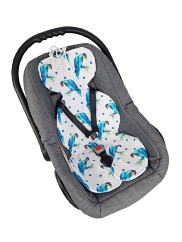 wkładka nosidełko fotelik samochodowy papugi