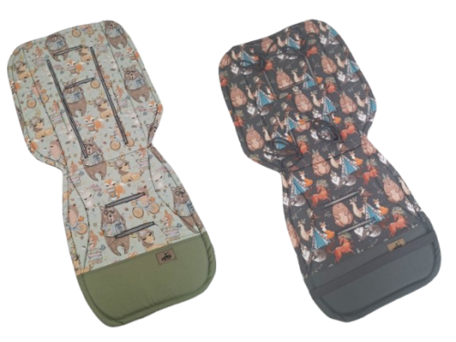 wkładka uniwersalna do wózka spacerowego zwierzaki boho