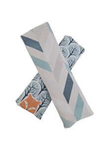 Ochraniacze na pasy Forest Jodełka Turkus