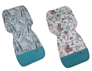 Wkładka do wózka Uniwersalna Piraci Liście Aqua