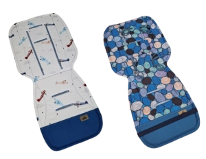 Wkładka do wózka Uniwersalna Samoloty Blue Stones