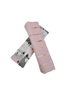Ochraniacze na pasy Koty Paski Róż