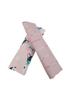 Ochraniacze na pasy Buldożki Paski Róż