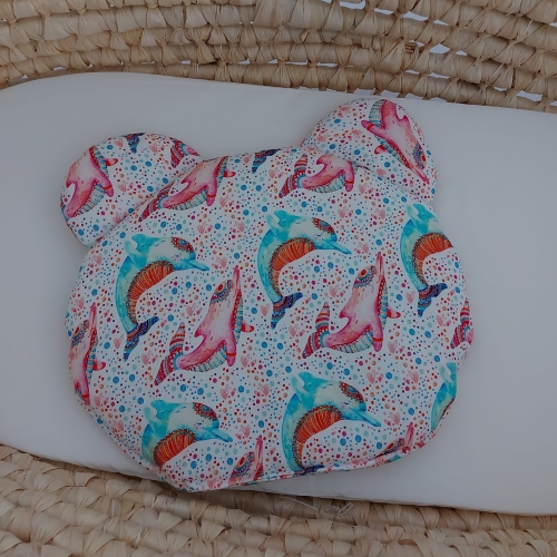 poduszka miś bambus delfiny